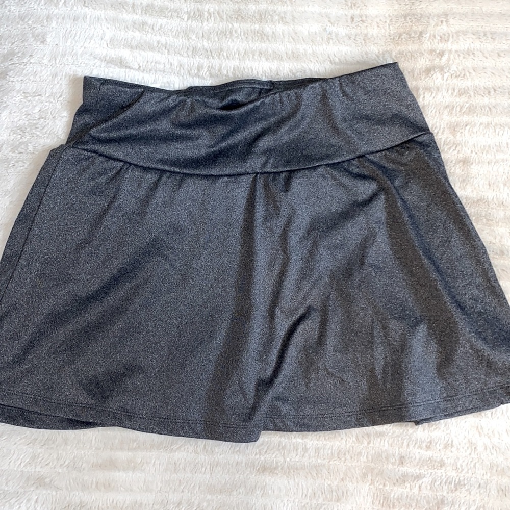 Gray tennis skirt